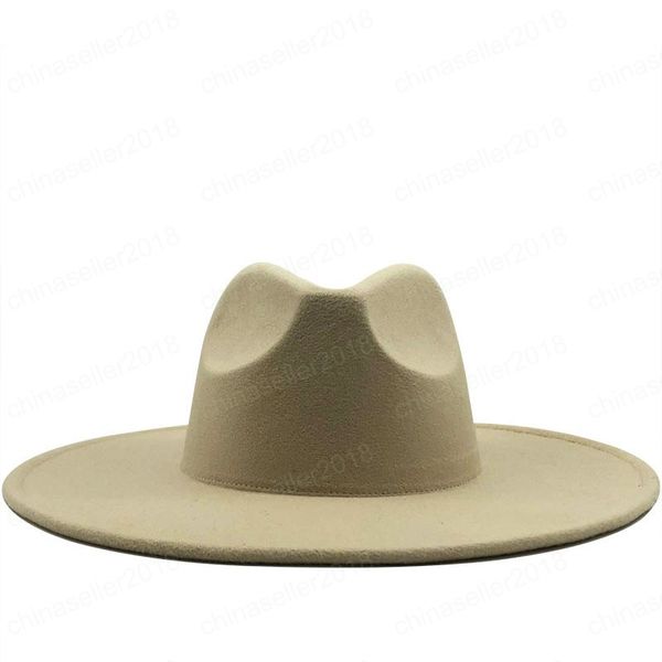 simple british style winter wool solid classic fedoras cap men women panama jazz hat 9.5cm wide brim big fedoras, Blue;gray
simple british style winter wool solid classic fedoras cap men women panama jazz hat 9.5cm wide brim big fedoras, Blue;gray