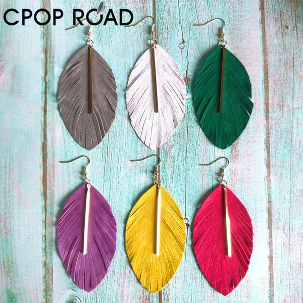 кожаные серьги cpop boho овчины для женщин металл бар подвеска кисточкой лист перо форма кожа серьги простые девушки ювелирные изделия, Silver
кожаные серьги cpop boho овчины для женщин металл бар подвеска кисточкой лист перо форма кожа серьги простые девушки ювелирные изделия, Silver