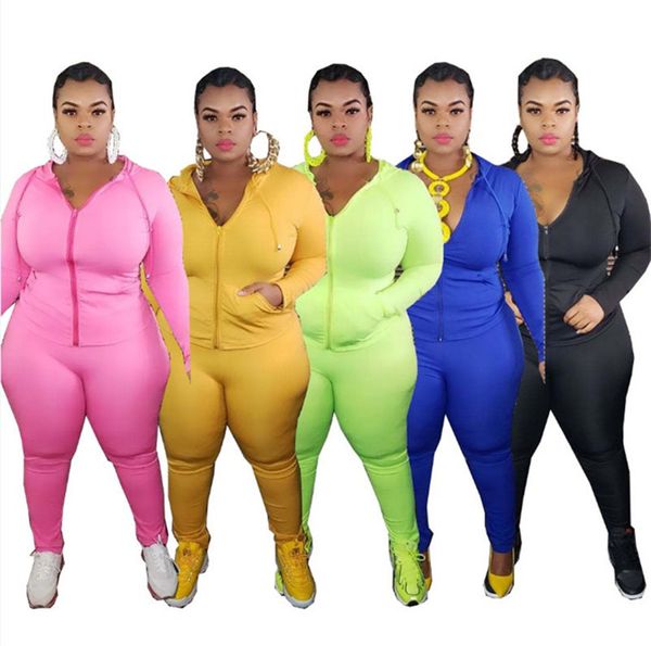 plus size women tracksuits xl-5xl two piece set jacket pants long sleeve hooded jogger suit zipper outfits fall winter solid color tracksuit, Gray
plus size women tracksuits xl-5xl two piece set jacket pants long sleeve hooded jogger suit zipper outfits fall winter solid color tracksuit, Gray