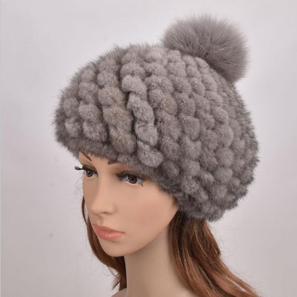 beanie/skull caps women's winter hats of real knitted warm painter cap beret beanie with big genuine pompom h09, Blue;gray
beanie/skull caps women's winter hats of real knitted warm painter cap beret beanie with big genuine pompom h09, Blue;gray