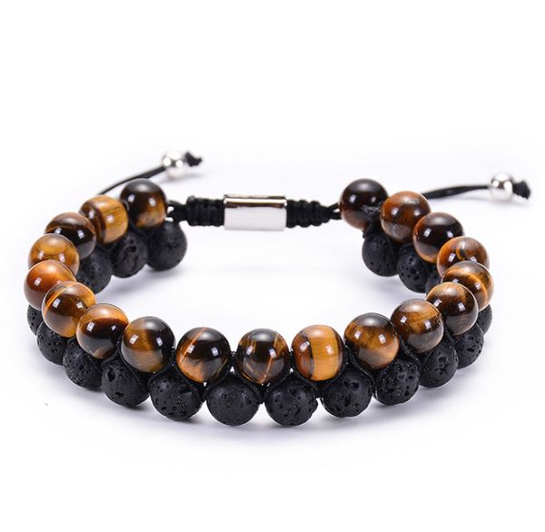 10 pcs handmade weave layer tiger eye stone elastic bracelet for anniversary gift ethnic style jewelr, Black
10 pcs handmade weave layer tiger eye stone elastic bracelet for anniversary gift ethnic style jewelr, Black