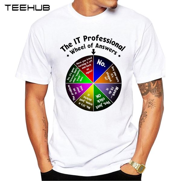 2019 teehub new cool men's fashion professional wheel of answers design t-shirt short sleeve o-neck hipster tee
2019 teehub new cool men's fashion professional wheel of answers design t-shirt short sleeve o-neck hipster tee
