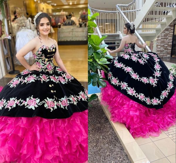 vintage mexican quinceanera dresses 2020 with embroidery ball gown puffy prom dress sweetheart organza tiered ruffles croset sweet 16 dress, Blue;red
vintage mexican quinceanera dresses 2020 with embroidery ball gown puffy prom dress sweetheart organza tiered ruffles croset sweet 16 dress, Blue;red