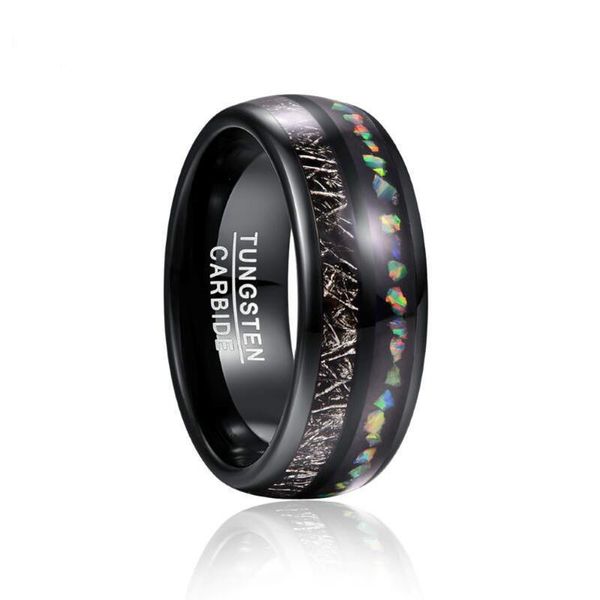 wedding rings 8mm width men's ring imitation vermiculite opal granules fully polished electroplated black dome tungsten carbide, Slivery;golden
wedding rings 8mm width men's ring imitation vermiculite opal granules fully polished electroplated black dome tungsten carbide, Slivery;golden