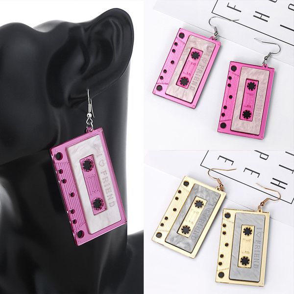 resin earrings for women cute girls retro shape acrylic drop earrings pink statement funny jewelry kids accessory, Golden;silver
resin earrings for women cute girls retro shape acrylic drop earrings pink statement funny jewelry kids accessory, Golden;silver