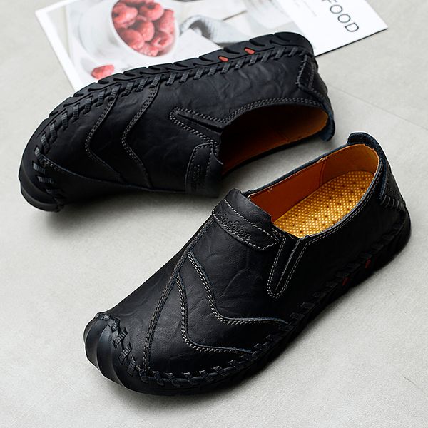 luxury genuine leather casual shoes men loafers shoes men male leisure driving shoe fashion boat footwear soft dress party, Black
luxury genuine leather casual shoes men loafers shoes men male leisure driving shoe fashion boat footwear soft dress party, Black