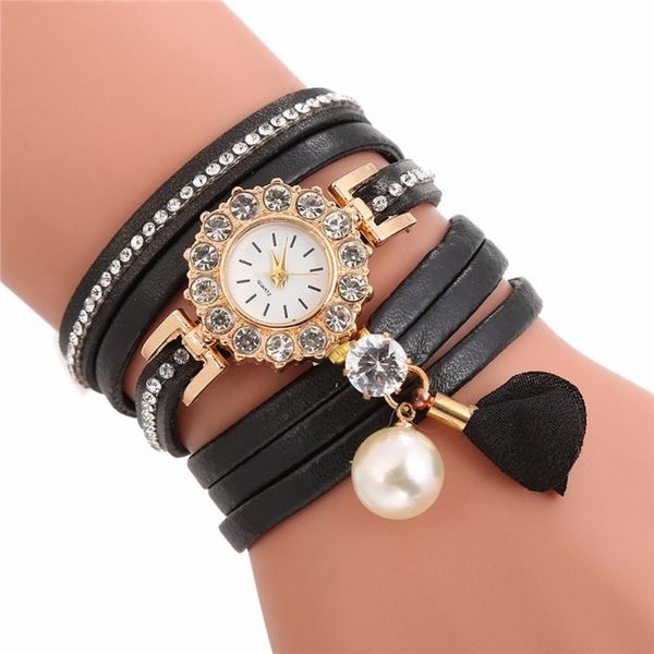 Flow Glass Su Pendant Women Watch Europe And The United States Selling Personality Quartz Watch Luxury Circle Ladies