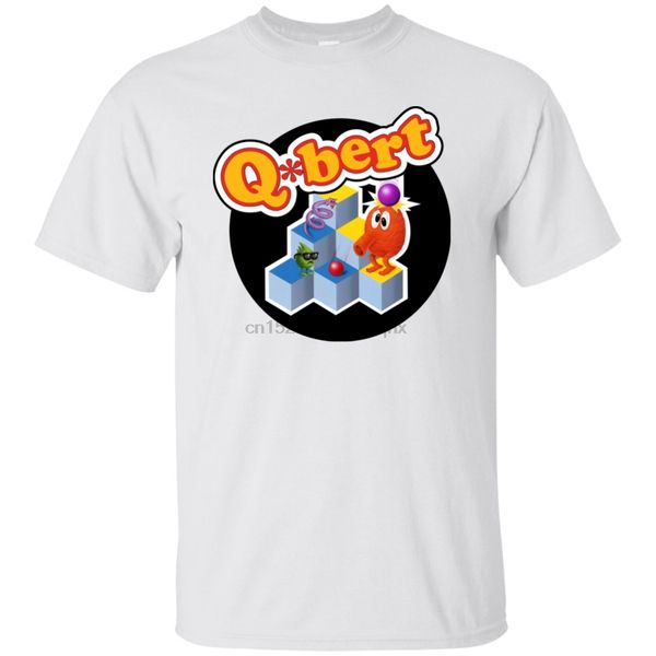 q-bert retro video game arcade 1980s pac man t-shirt(2