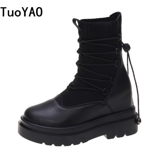 осень boots женщины высокая платформа кроссовки 8см высота увеличение ботильоны толстой подошве дышащий черные туфли женщина мода новый, Black
осень boots женщины высокая платформа кроссовки 8см высота увеличение ботильоны толстой подошве дышащий черные туфли женщина мода новый, Black