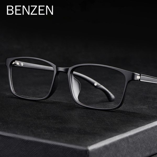 benzen prescription eyeglasses frame men business optical glasses frame ultralight tr full myopia glasses male 5280, Black
benzen prescription eyeglasses frame men business optical glasses frame ultralight tr full myopia glasses male 5280, Black