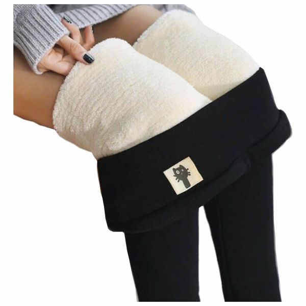 women black leggings warm pants winter skinny thick velvet casual wool fleece female trousers lambskin cashmere ladies plus size, Black;white
women black leggings warm pants winter skinny thick velvet casual wool fleece female trousers lambskin cashmere ladies plus size, Black;white