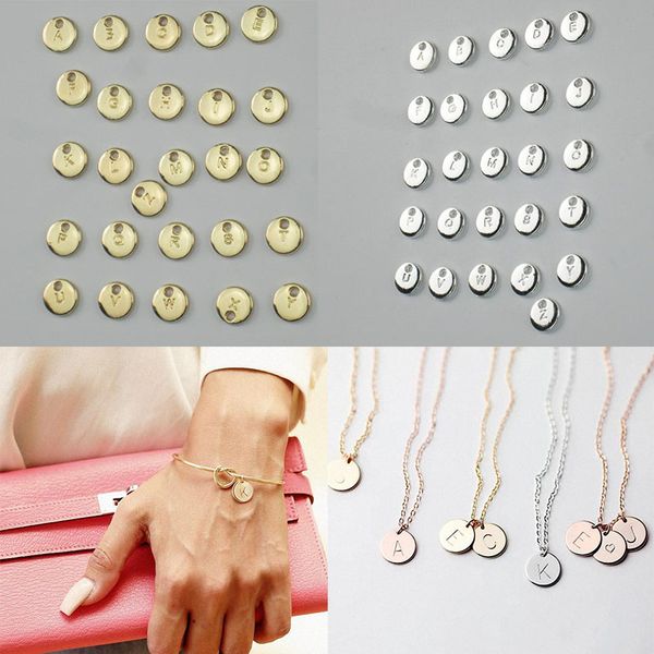 charms 26pcs/pack alphabet letter silver color gold round coin pendant for women diy necklace bracelet family jewelry gift, Bronze;silver
charms 26pcs/pack alphabet letter silver color gold round coin pendant for women diy necklace bracelet family jewelry gift, Bronze;silver