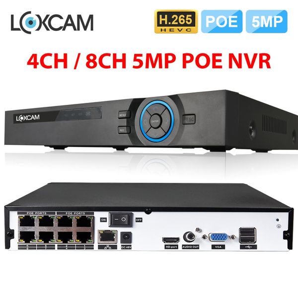 4CH 8CH 5MP Network Video Recorder 48V 5MP POE NVR for video Surveillance IP Camera 2MP/5MP POE System Onvif P2P
4CH 8CH 5MP Network Video Recorder 48V 5MP POE NVR for video Surveillance IP Camera 2MP/5MP POE System Onvif P2P