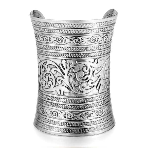 bangle d 1pc 2021 tibetan punk rock vintage gold silver plated carving open end cuff arm womens bracelet armlet jewelry pulseira, Black
bangle d 1pc 2021 tibetan punk rock vintage gold silver plated carving open end cuff arm womens bracelet armlet jewelry pulseira, Black