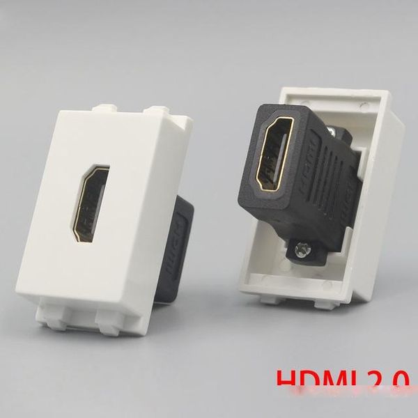 consumer electronics 1 unit hdmi2.0 version female to female plug socket 23x36mm slot connector directly plug hdmi for wall face plate
consumer electronics 1 unit hdmi2.0 version female to female plug socket 23x36mm slot connector directly plug hdmi for wall face plate