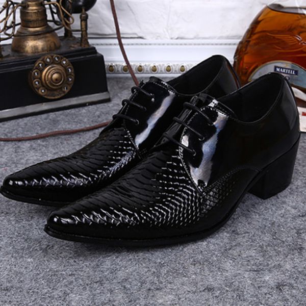 christia bella british style pointed toe men oxfords shoes serpentine real leather male brogue shoes business formal man, Black
christia bella british style pointed toe men oxfords shoes serpentine real leather male brogue shoes business formal man, Black