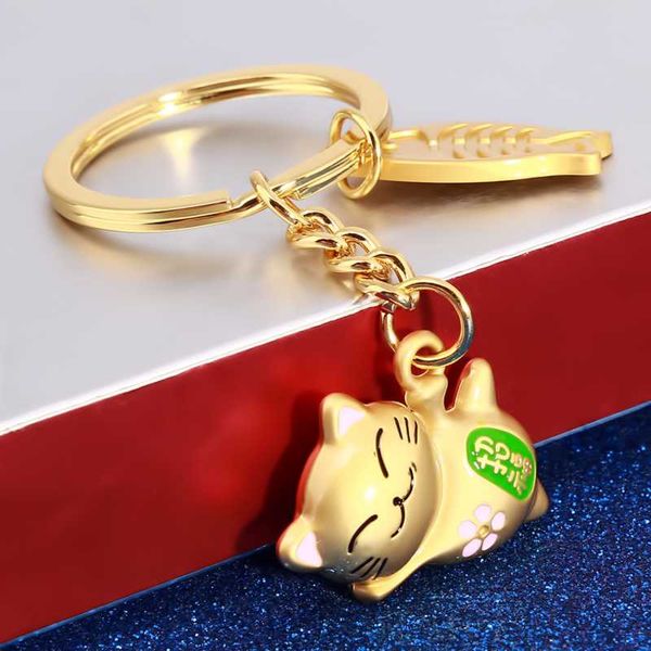 new cartoon lucky cat mental keychain women cat car key ring charm bag pendant key chain gift accessories, Silver
new cartoon lucky cat mental keychain women cat car key ring charm bag pendant key chain gift accessories, Silver