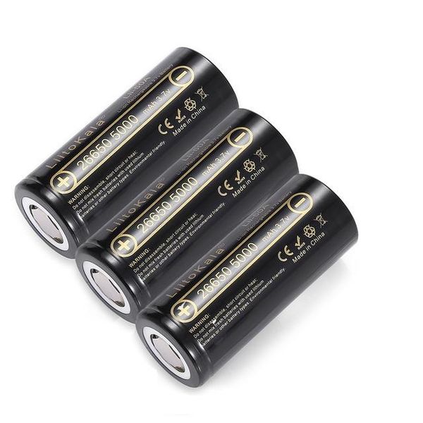 consumer electronics 100% original lii-50a liitokala 3.7 v 5000 mah 26650 bateria inr 26650-20a baterias recargables para linterna/microfono
consumer electronics 100% original lii-50a liitokala 3.7 v 5000 mah 26650 bateria inr 26650-20a baterias recargables para linterna/microfono