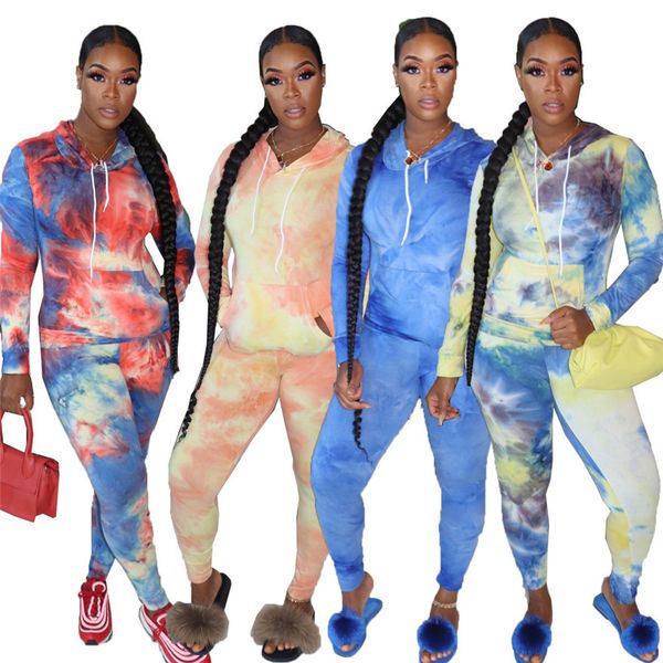 tie dye women tracksuits pullover long sleeve slim hoodie two pieces pants casual printed 2pcs suits, Gray
tie dye women tracksuits pullover long sleeve slim hoodie two pieces pants casual printed 2pcs suits, Gray