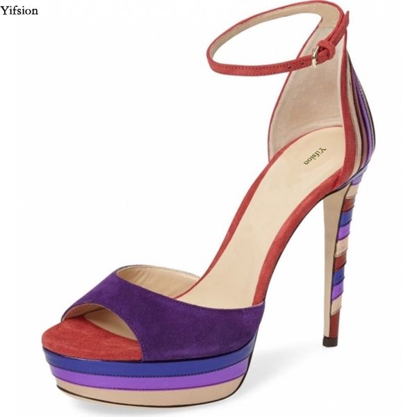 yifsions женщины платформы сандалии тонкие высокие каблуки сандалии ницца peep toe черный фиолетовый партии ботинок платья повелительниц us, Black
yifsions женщины платформы сандалии тонкие высокие каблуки сандалии ницца peep toe черный фиолетовый партии ботинок платья повелительниц us, Black