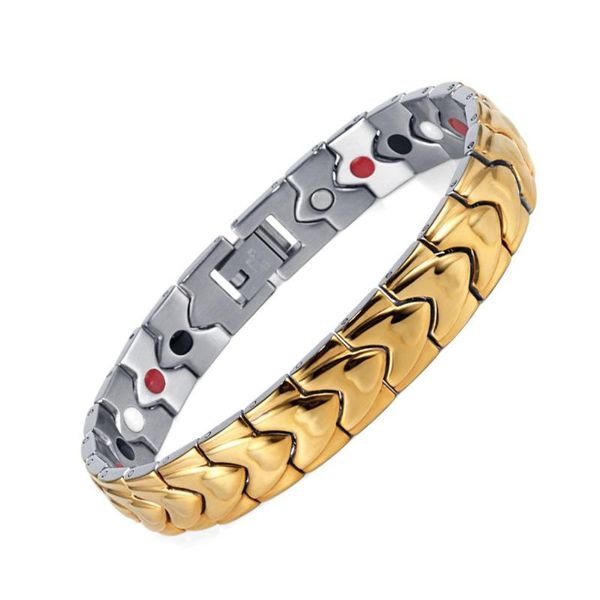 brand healing 4 in 1 elements magnetic bracelet men's jewelry gold silver color stainless steel bangle for charm, Black
brand healing 4 in 1 elements magnetic bracelet men's jewelry gold silver color stainless steel bangle for charm, Black