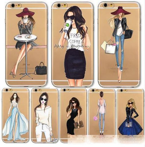 cases for iphone 6 6s plus 6plus fashionable dress shopping modern girls painted tpu transparent clear soft silicon phone cover
cases for iphone 6 6s plus 6plus fashionable dress shopping modern girls painted tpu transparent clear soft silicon phone cover