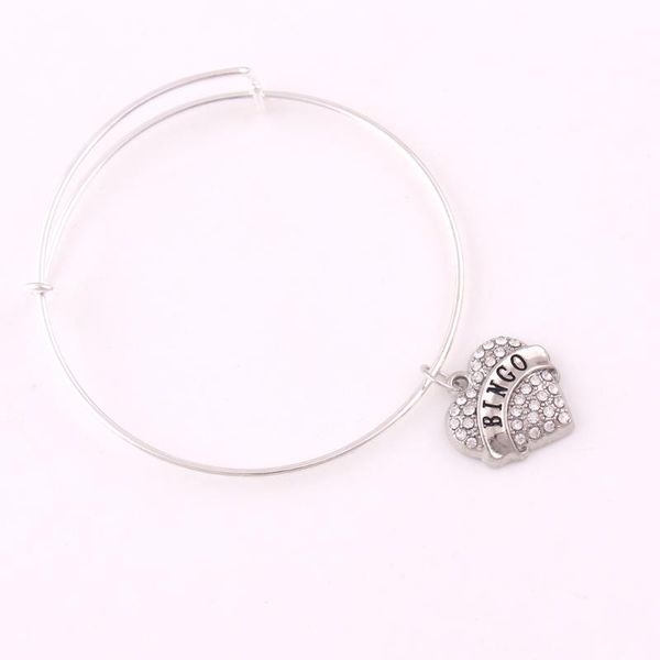 fashion design crystal peach heart charm bingo grammy autism brides maid class of 2020 engraved letter bangle, Golden;silver
fashion design crystal peach heart charm bingo grammy autism brides maid class of 2020 engraved letter bangle, Golden;silver