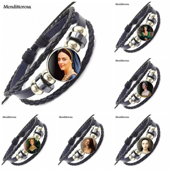 charm bracelets ej glaze anne boleyn for women girls harajuku style jewelry with glass cabochon black leather bracelet bangle, Golden;silver
charm bracelets ej glaze anne boleyn for women girls harajuku style jewelry with glass cabochon black leather bracelet bangle, Golden;silver