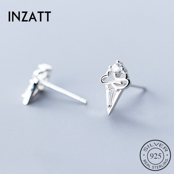 inzareal 925 sterling silver zircon cream stud earrings fashion women fine jewelry party cute minimalist accessories gift, Golden;silver
inzareal 925 sterling silver zircon cream stud earrings fashion women fine jewelry party cute minimalist accessories gift, Golden;silver