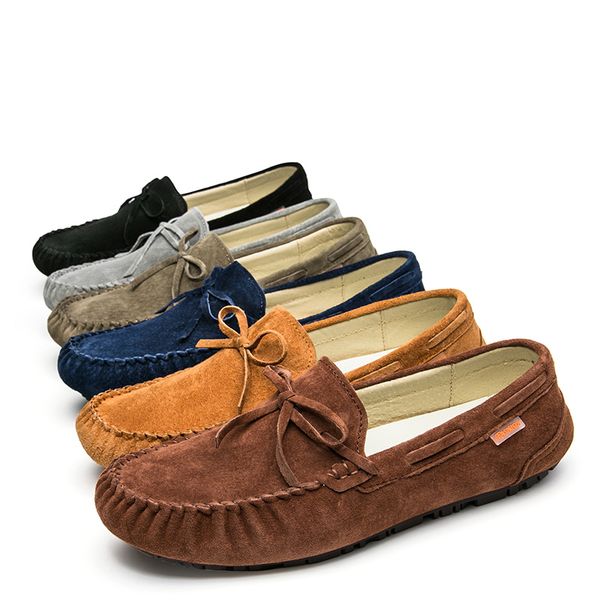 fashion selling men's shoes spring new suede casual comfortable flat loafers driving shoes simple lightweight breathable, Black
fashion selling men's shoes spring new suede casual comfortable flat loafers driving shoes simple lightweight breathable, Black