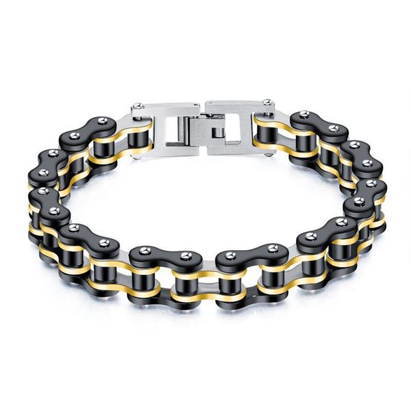 cr jewelry popular personalized motorcycle chain rock style bicycle chain stainless steel bracelet wholesale fashion men's bracelet, Golden;silver
cr jewelry popular personalized motorcycle chain rock style bicycle chain stainless steel bracelet wholesale fashion men's bracelet, Golden;silver