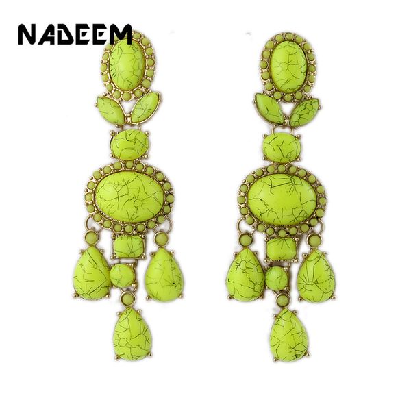 new fashion luxury yellow howlite stone charm long drop earrings boho statement drop dangle earring jewelry for women pendientes, Silver
new fashion luxury yellow howlite stone charm long drop earrings boho statement drop dangle earring jewelry for women pendientes, Silver