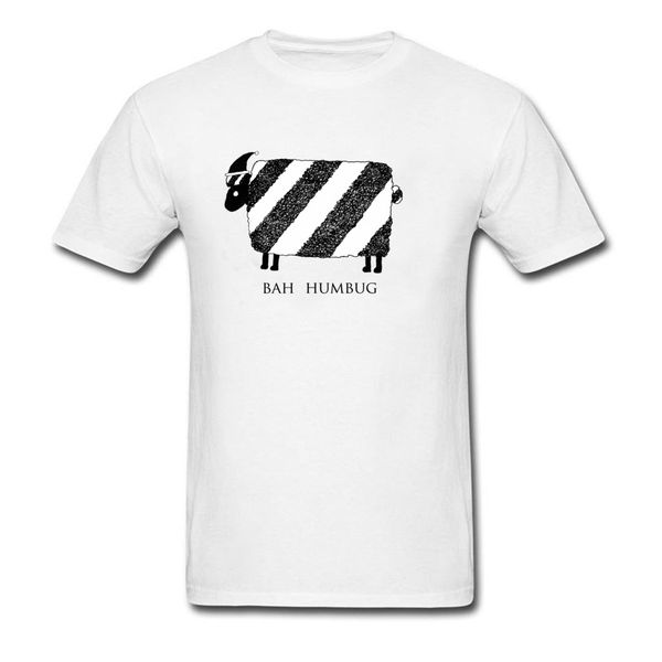 bah humbug t-shirt sheep print t shirt men white tshirt funny design summer party tees school funky clothes cotton 
bah humbug t-shirt sheep print t shirt men white tshirt funny design summer party tees school funky clothes cotton