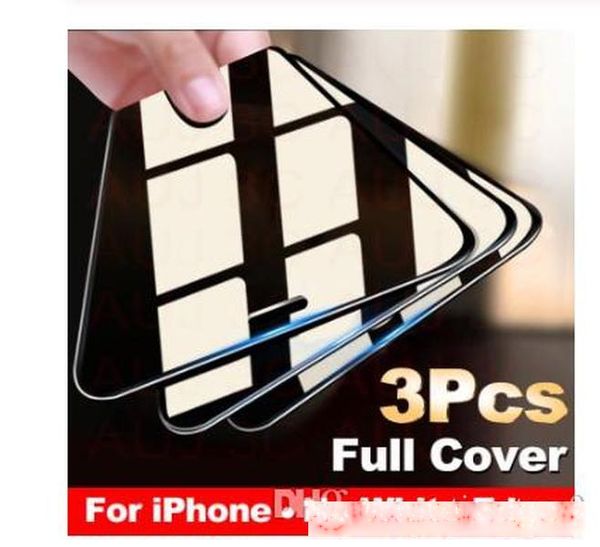 3pcs full cover protective glass on for iphone 11 pro max tempered glass film on iphone x xr xs max screen protector curved edge
3pcs full cover protective glass on for iphone 11 pro max tempered glass film on iphone x xr xs max screen protector curved edge