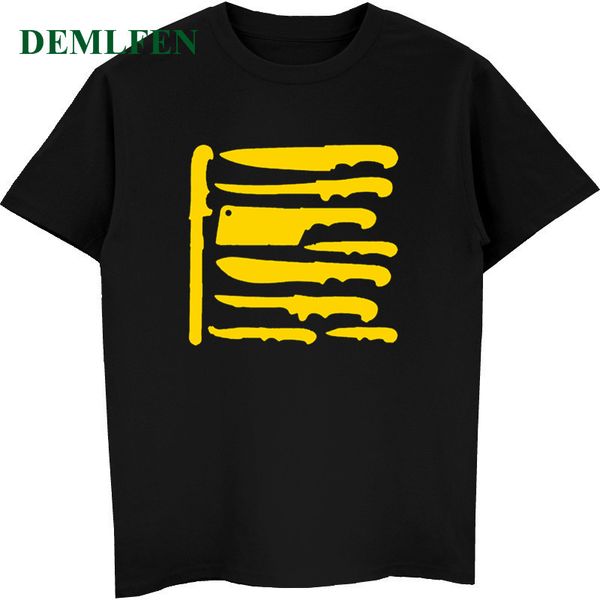 new knives serial killer funny t-shirt chef t shirt summer men's short sleeve t-shirt streetwear male fitness tees
new knives serial killer funny t-shirt chef t shirt summer men's short sleeve t-shirt streetwear male fitness tees