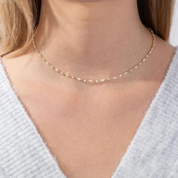 chokers geometric cz link chain necklace minimal delicate women choker gold silver color thin round rhombus chains, Golden;silver
chokers geometric cz link chain necklace minimal delicate women choker gold silver color thin round rhombus chains, Golden;silver