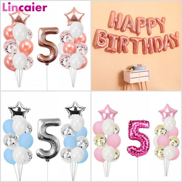 21pcs rose gold number 5 foil balloons set 5th birthday party decorations baby boy girl 5 years happy birthday decor pink blue
21pcs rose gold number 5 foil balloons set 5th birthday party decorations baby boy girl 5 years happy birthday decor pink blue
