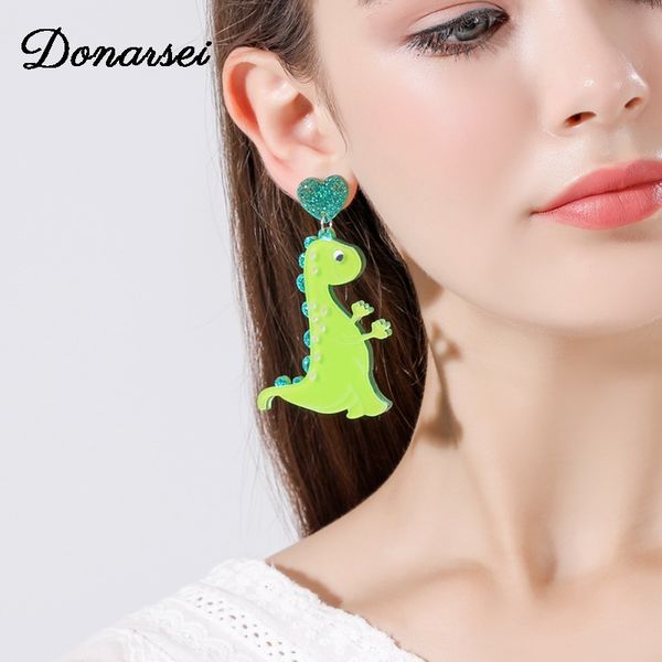 donarsei cute acrylic green for women funny female heart cartoon dinosaur drop dangle earrings party, Silver
donarsei cute acrylic green for women funny female heart cartoon dinosaur drop dangle earrings party, Silver