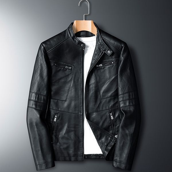 men's autumn and winter racing motorcyclemotorcycle leather embroidered color matching motorcycle jacket thin single layer men's j, Blue
men's autumn and winter racing motorcyclemotorcycle leather embroidered color matching motorcycle jacket thin single layer men's j, Blue