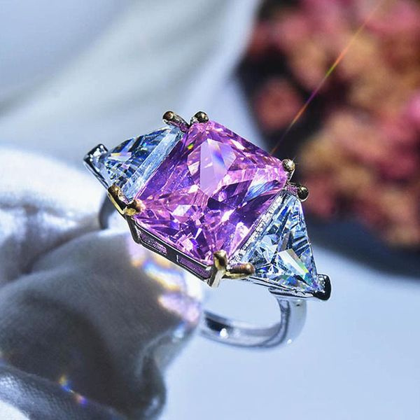 fashion princess pink crystal zircon diamonds gemstones rings for women white gold silver color bague jewelry bijoux gifts new, Golden;silver
fashion princess pink crystal zircon diamonds gemstones rings for women white gold silver color bague jewelry bijoux gifts new, Golden;silver