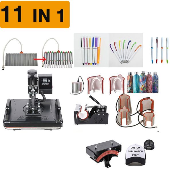 11 in 1 double display heat press machine sublimation t shirt printer for mug/cap/phone case/pen/bottle
11 in 1 double display heat press machine sublimation t shirt printer for mug/cap/phone case/pen/bottle