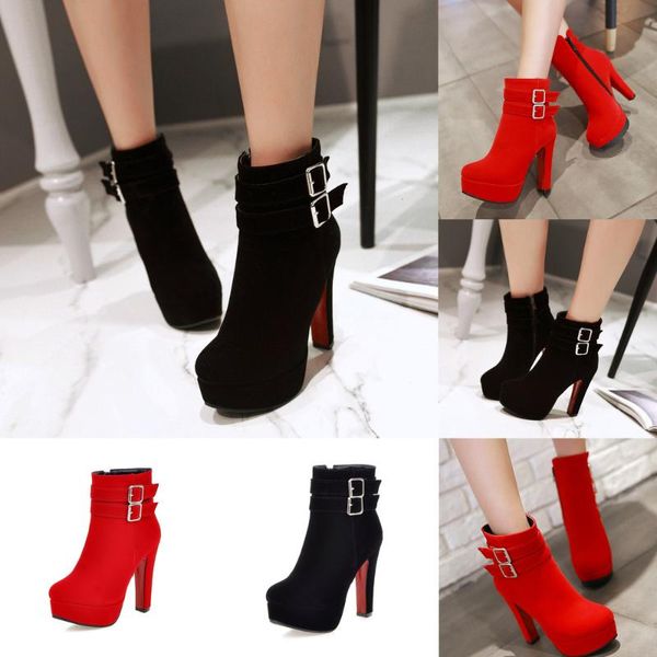 boots chimizhai women 12cm heels platform shoes wedding winter 34-50 dress autumn woman party my463, Black
boots chimizhai women 12cm heels platform shoes wedding winter 34-50 dress autumn woman party my463, Black