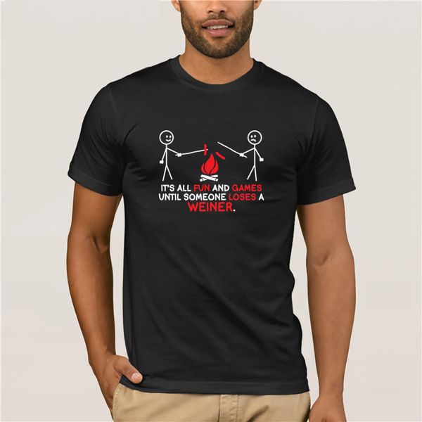 men's fun casual print t-shirt loses weiner fashion mens sleeve t shirt