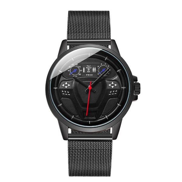 wristwatches casual watch steering wheel large dial men's fashion stainless steel strap analog quartz wrist relogio y40, Slivery;brown
wristwatches casual watch steering wheel large dial men's fashion stainless steel strap analog quartz wrist relogio y40, Slivery;brown