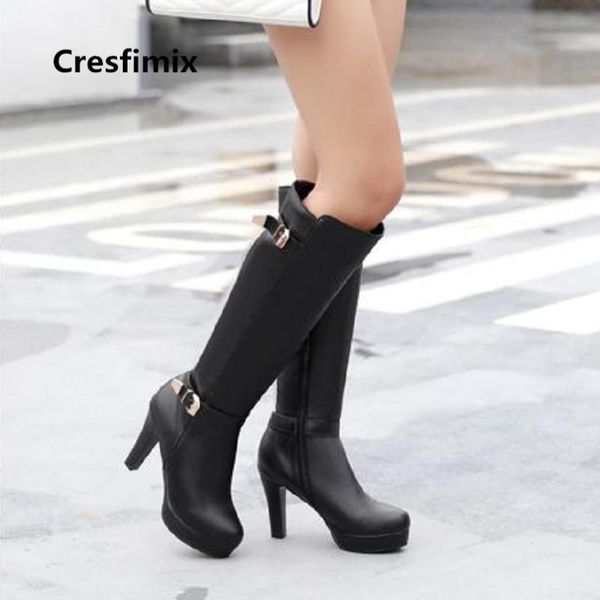 botas femininas women casual black pu leather high heel shoes lady cool street brown quality boots e2330
botas femininas women casual black pu leather high heel shoes lady cool street brown quality boots e2330