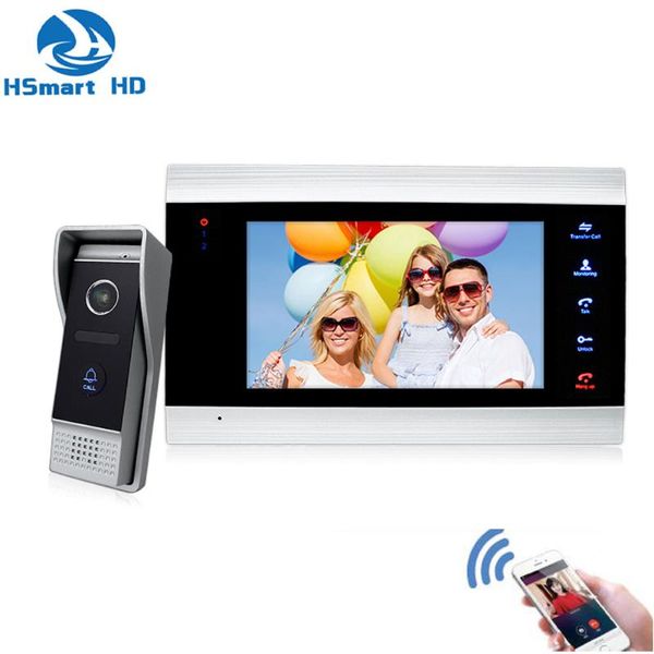 video door phones 7 inch wireless wifi smart ip phone intercom system with hd wired doorbell camera,support tf card app remote unlock
video door phones 7 inch wireless wifi smart ip phone intercom system with hd wired doorbell camera,support tf card app remote unlock