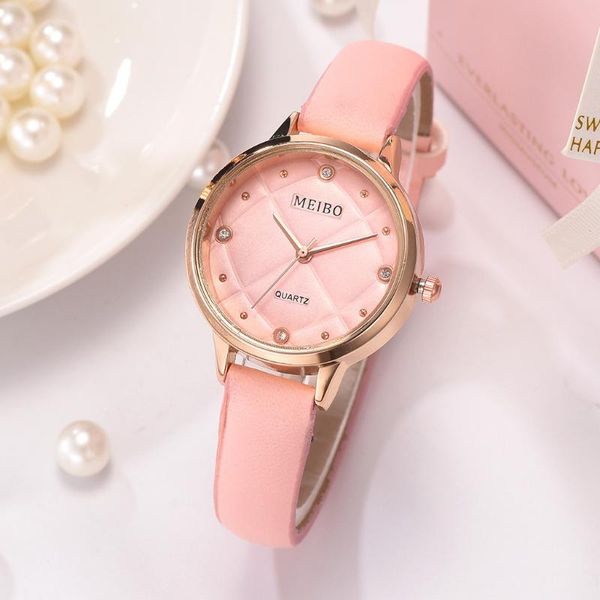 wristwatches hsu women's simple leather quartz watch ladies trend fashion jewelry wristwatch femme, Slivery;brown
wristwatches hsu women's simple leather quartz watch ladies trend fashion jewelry wristwatch femme, Slivery;brown