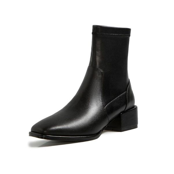 new autumn winter genuine leather women boots ankle fashion boots female stretch women shoes cowhide size 34-42, Black
new autumn winter genuine leather women boots ankle fashion boots female stretch women shoes cowhide size 34-42, Black