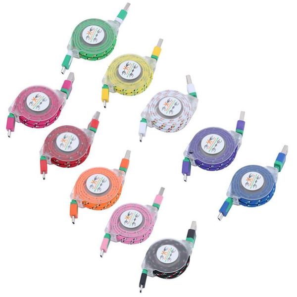 retractable micro usb cable flat noodle retractable braid charger cable data sync line for samsung htc lg andriod 1m/3ft
retractable micro usb cable flat noodle retractable braid charger cable data sync line for samsung htc lg andriod 1m/3ft