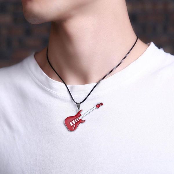 pendant necklaces necklace stainless steel guitar personality couple women men fashion gifts jewelry, Silver
pendant necklaces necklace stainless steel guitar personality couple women men fashion gifts jewelry, Silver